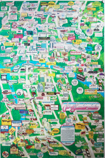 Downtown Fort Lauderdale Ranlee Poster