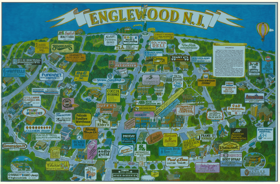 Englewood, New Jersey – Original Ranlee Poster
