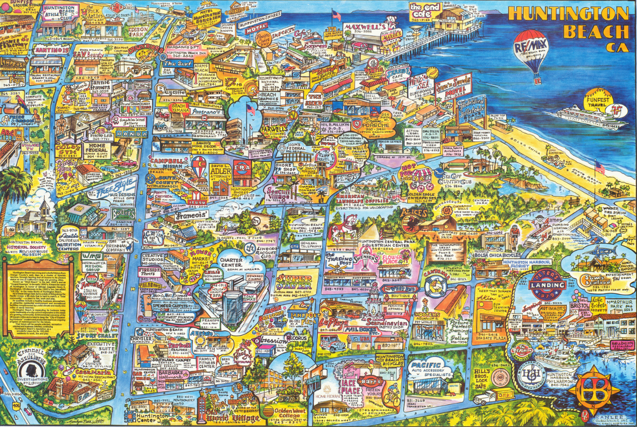 Huntington Beach, California Ranlee Poster