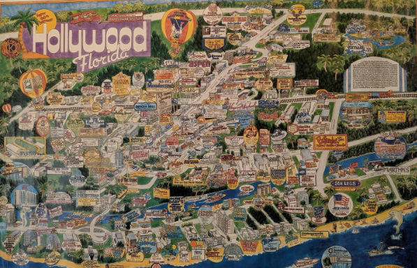 Hollywood, Florida Ranlee Poster